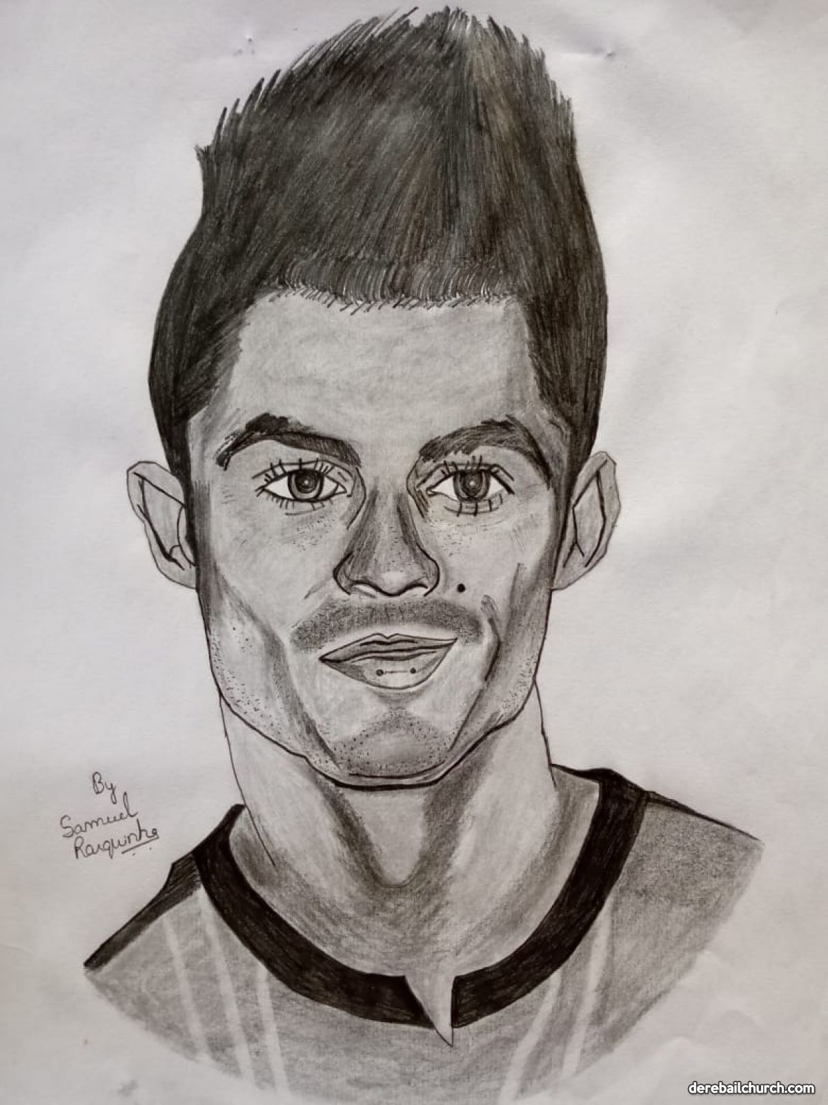 Cristiano Ronaldo Pencil Drawing A Masterpiece Of Art And Football